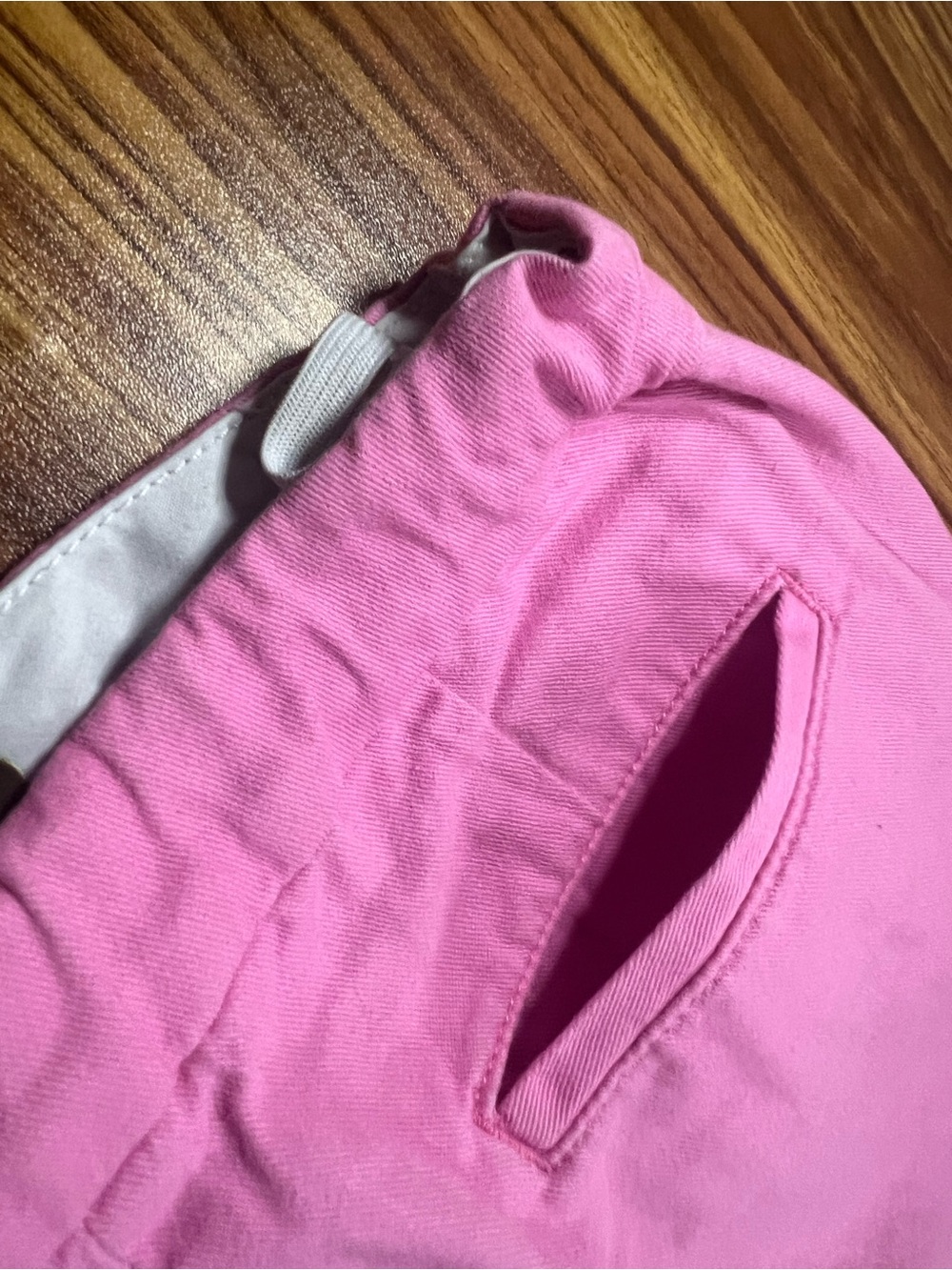 Crewcuts Pink Scallop-Hem Kids Shorts - Picture 5 of 6